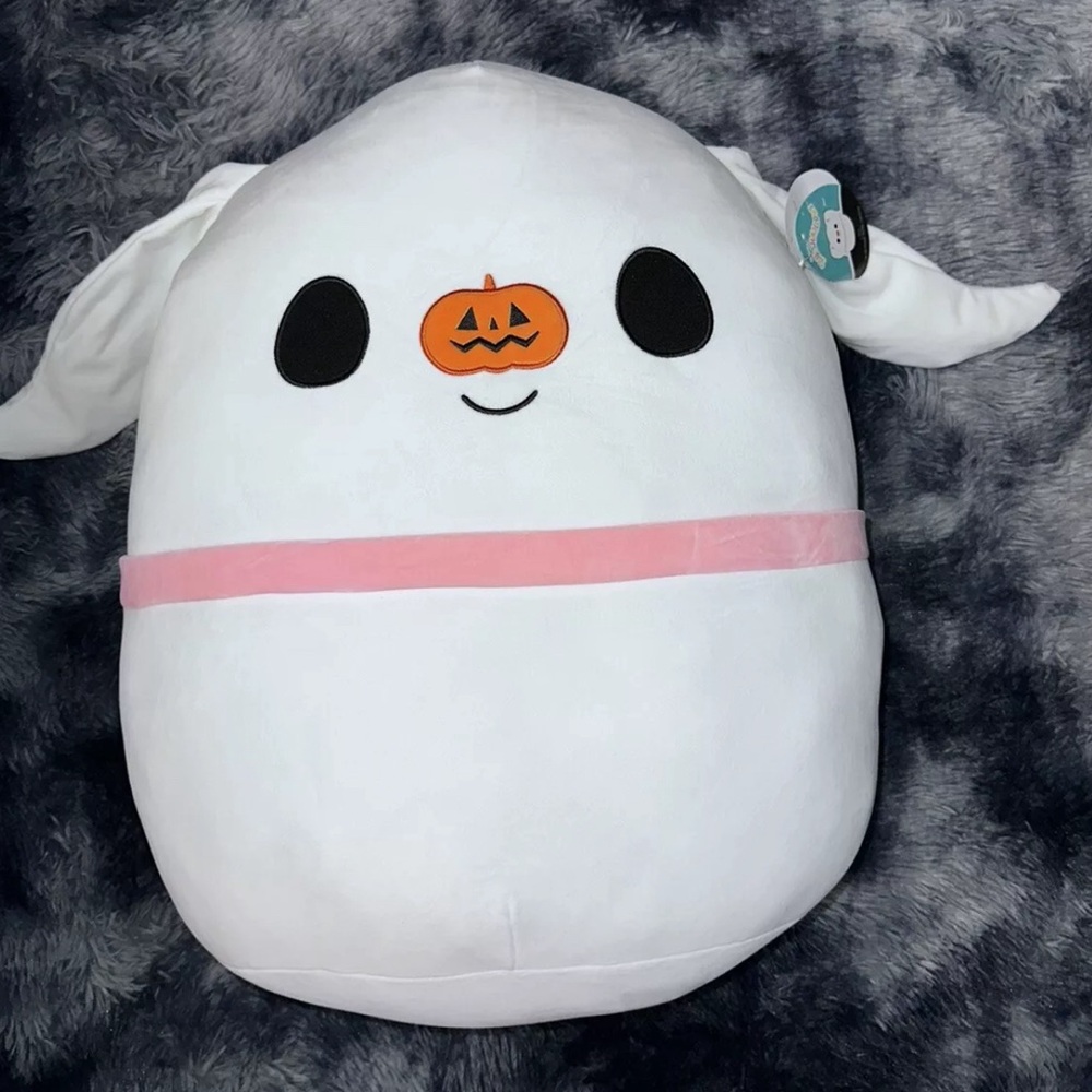 NEW Disney Squishmallows 20" JUMBO Zero Ghost Dog The Nightmare Before Christmas